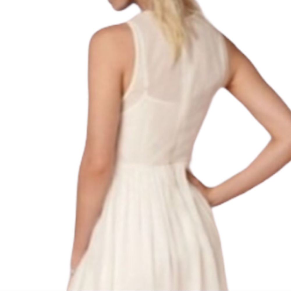 Twelfth St by Cynthia Vincent x BHLDN Jessalyn 2 / XS Ivory Beaded Maxi Bridal - Picture 8 of 10